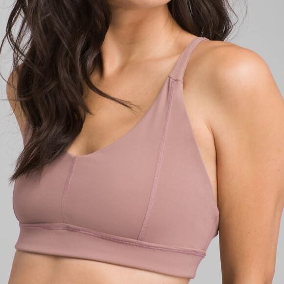 PrAna Momento Sports Bra EUC Dark Mauve - Picture 1 of 6